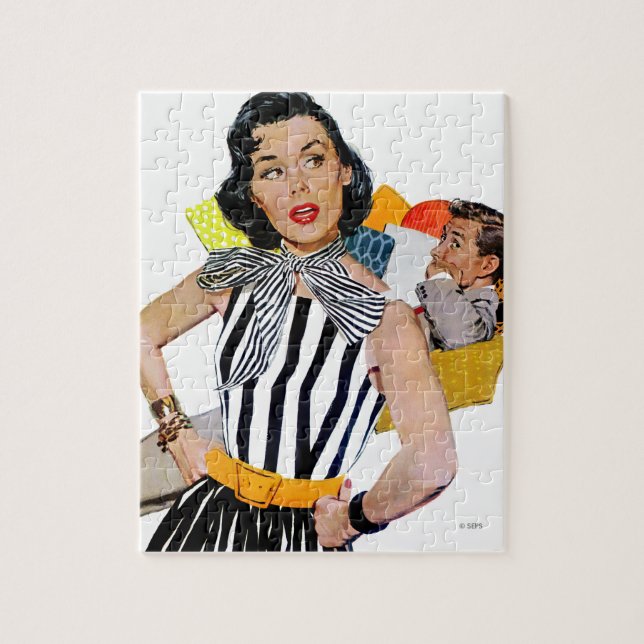 Dam har blivit förolämpat 2 pussel (Vertikal)