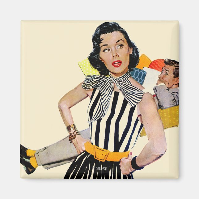 Dam har rådfrågats magnet (Framsidan)