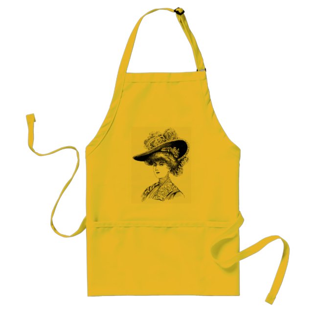 Dam Hat Apron Förkläde (Framsidan)