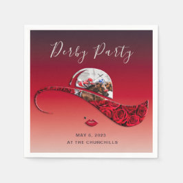 Dam Hat Derby Party Pappersservett