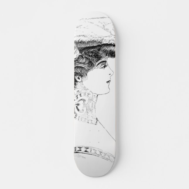 Dam Hat Skateboard Bräda 20,5 Cm (Framsida)