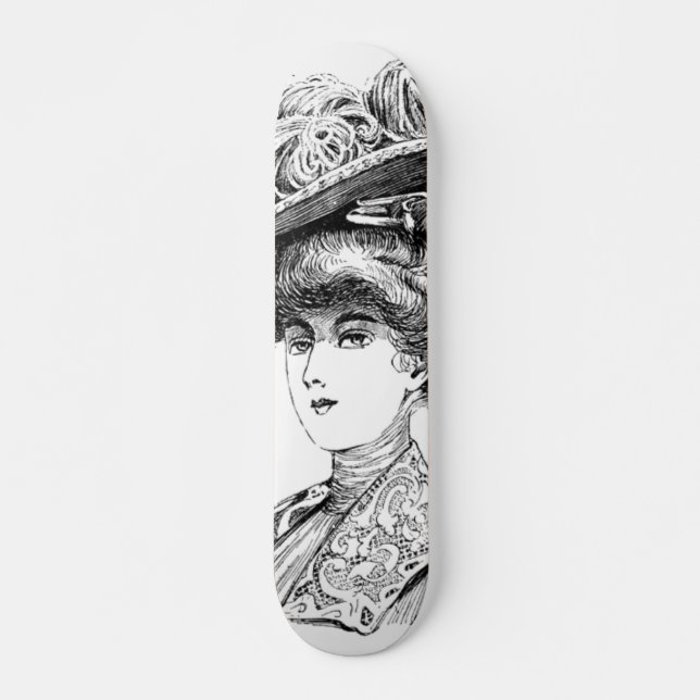 Dam Hat Skateboard Bräda 21,5 Cm (Framsida)