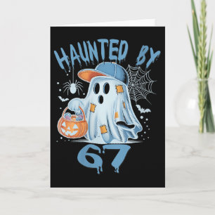 Dam Haunted 6 7 Six Seven 67 Meme Halloween Kos Kort