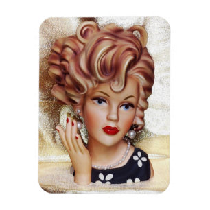 Dam Head Vas Sassy Spiral Hair Beauty in Black Magnet