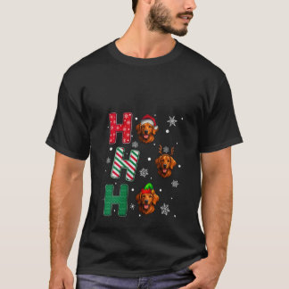 Dam Ho Ho Ho Chesapeake Bay Retriever Hund Chris T Shirt