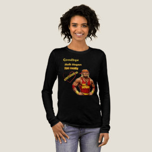 "Dam Hulk Tribute Tee - Wrestling-ikon med dubbla