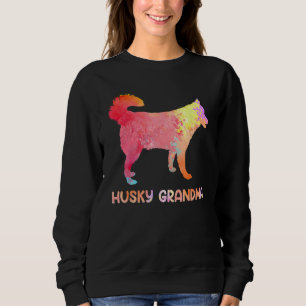 Dam Husky Hund Kostym Mors Dag Siberian Hus T Shirt