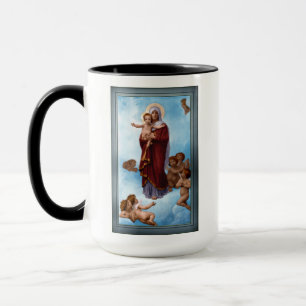 Dam i Änglar av William Bouguereau Mugg