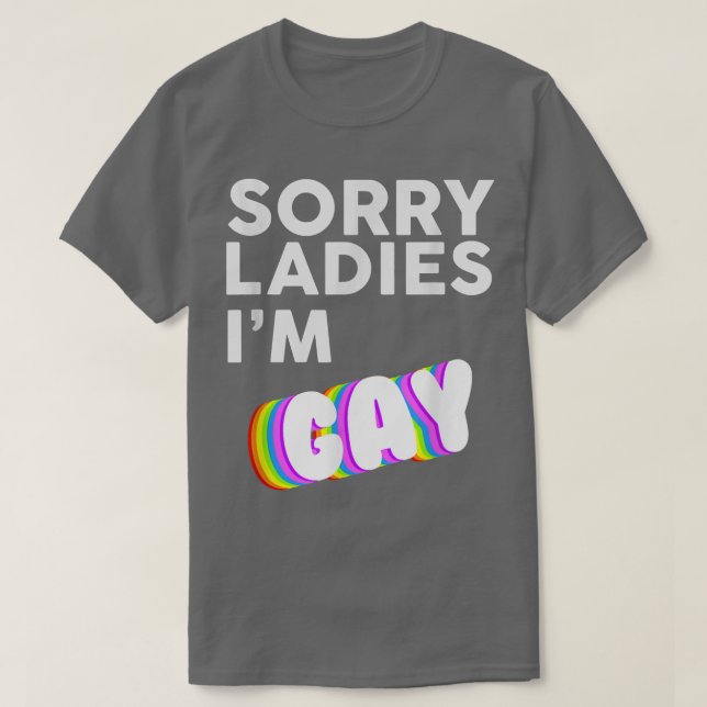Dam I är Gay LBGT Pride Awareness Month T Shirt (Design framsida)