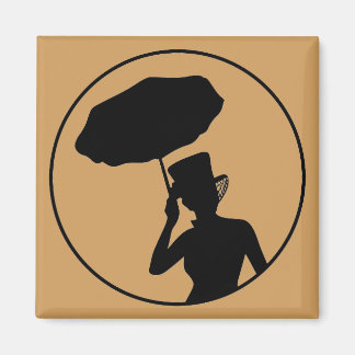 Dam i Ashes Magnet, Guld Magnet