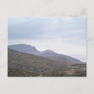 Dam i berget Alamogordo New mexico Vykort