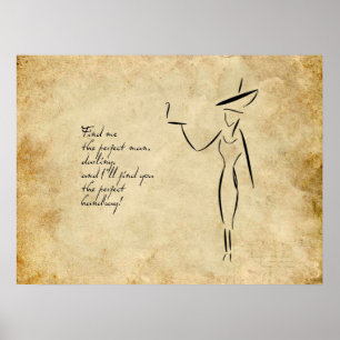 Dam i Big Hat #2 Poster