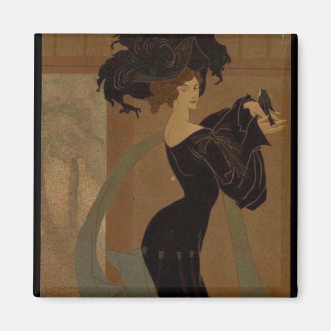 Dam i Black Magnet (Framsidan)