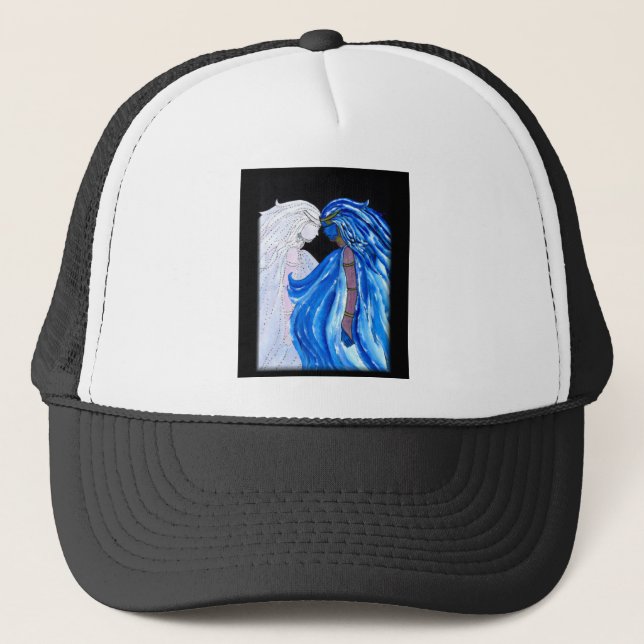 Dam i Blue Flame Keps (Framsida)
