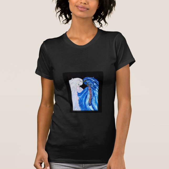 Dam i Blue Flame Tee (Framsida)