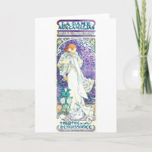 Dam i Camelias, Alphonse Mucha Kort