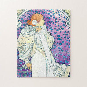 Dam i Camelias, Alphonse Mucha Pussel