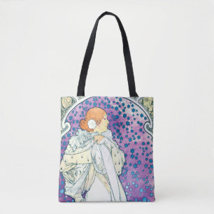 Dam i Camelias, Alphonse Mucha Tygkasse