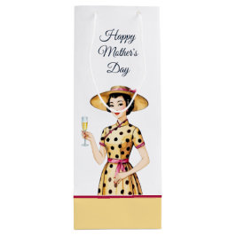 Dam i Cheongsam Dress med Polka dots gift-bag