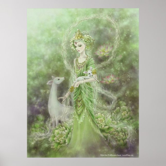 Dam i Compassion Art Print Poster (Framsidan)
