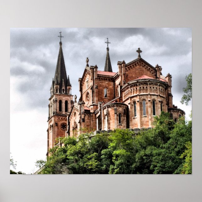 Dam i Covadonga Poster (Framsidan)