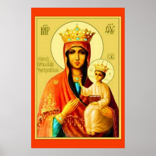 Dam i Czestochowa Virgin Mary Poster (Framsidan)