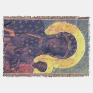 Dam i CzestochowaVirgin Mary ikon Blanket Mysfilt