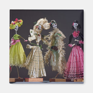 Dam i Day of the dead, från Oaxaca Magnet