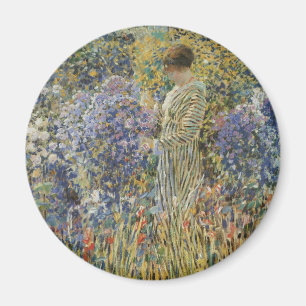 Dam i en trädgård av Frederick Frieseke, Fine Art Magnet