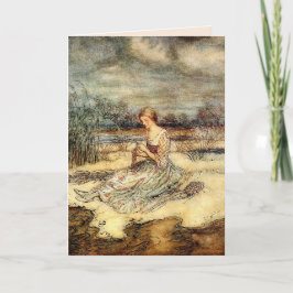 DAM I FÄLT-BLANKKORTET HELA TILLFÄLLE TACK KORT