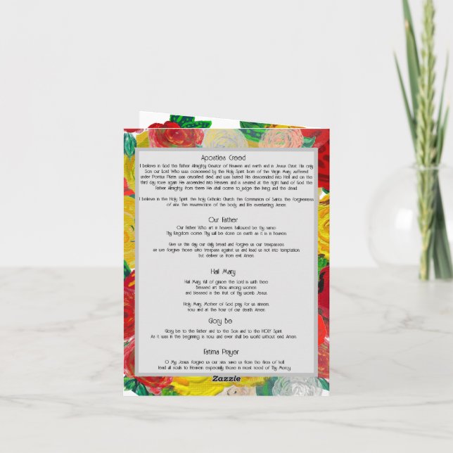 Dam i Fatima - jag bad om ditt kort (Baksida)