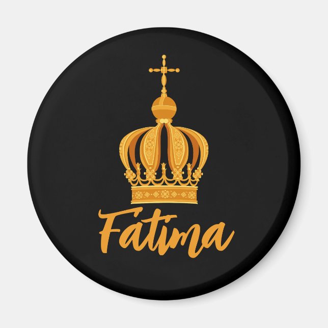 Dam i Fatima krona Magnet (Framsidan)