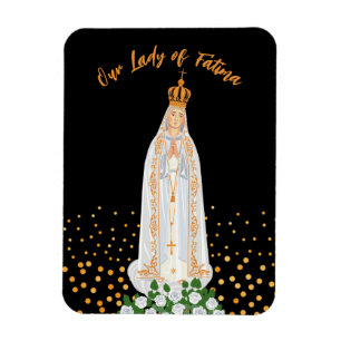Dam i Fatima-processen av Candles Magnet