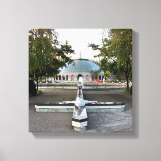 Dam i Fatima Shrine Wrapped Canvas Print