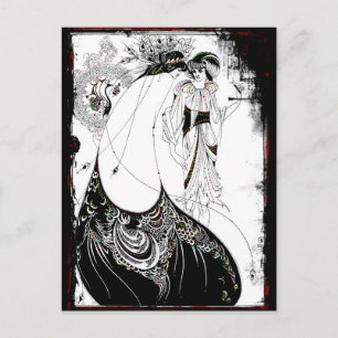 Dam i Finare Ddress Vykort