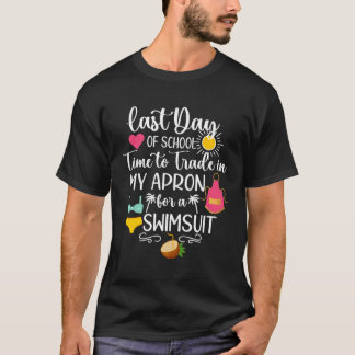 Dam i förra skoldagen, förra skoldagen t shirt