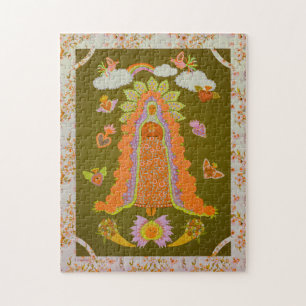 Dam i Guadalupe 11x14 Jigszawa Puzzle Pussel