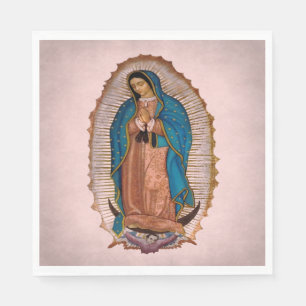 Dam i Guadalupe 1531 Pappersservett