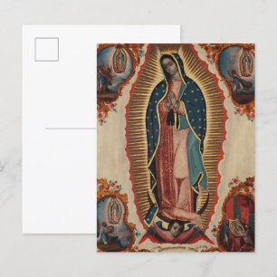 Dam i Guadalupe, 1780 från Sebastian Zalcedo Inbjudan Vykort