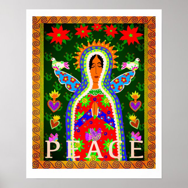 Dam i Guadalupe Angel of Peace poster (Framsidan)