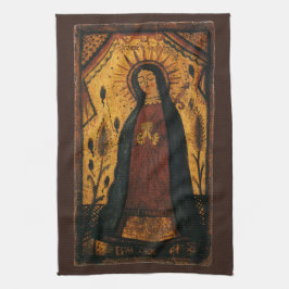 Dam i Guadalupe av Pedro Antonio Fresquis Kökshandduk