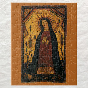 Dam i Guadalupe av Pedro Antonio Fresquis Pussel