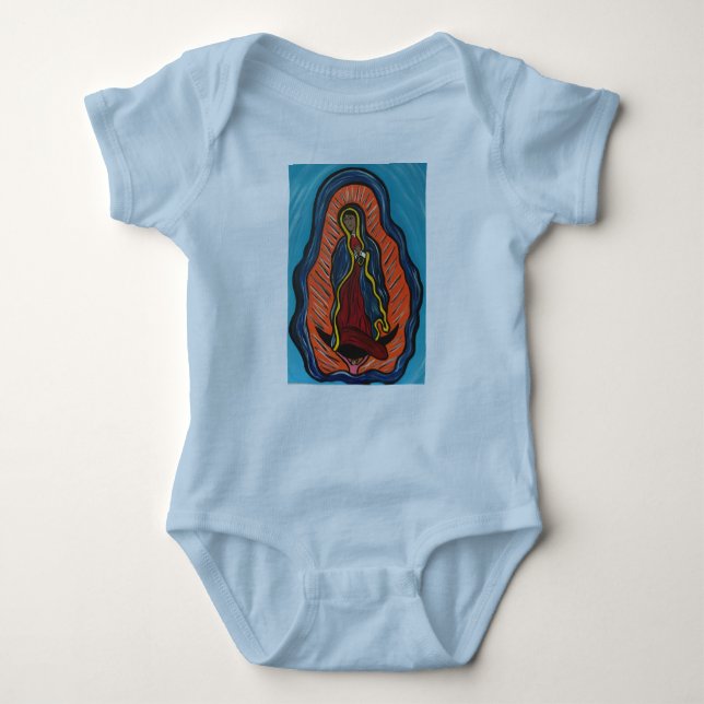 "Dam i Guadalupe" Baby Shirt Tee Shirt (Framsida)