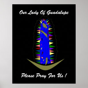 Dam i Guadalupe ber för oss! Poster