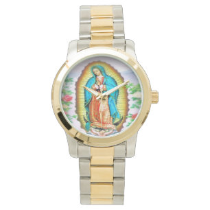 Dam i Guadalupe-Blommigten Armbandsur