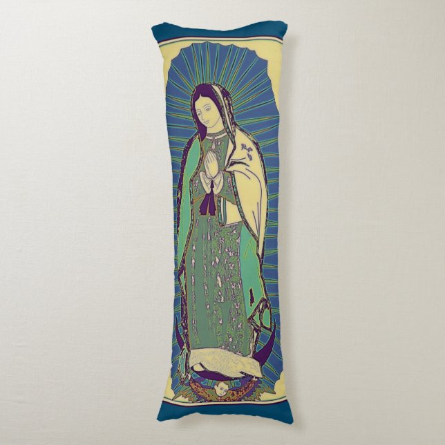 Dam i Guadalupe Body Pillow Kroppskudde (Framsidan Vertikal)