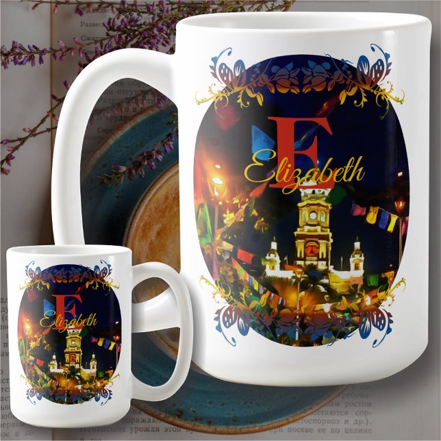 Dam i Guadalupe Church PV-190130 Kaffemugg (Skapare uppladdad)