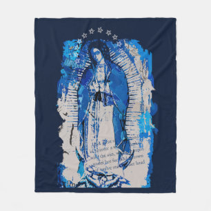 Dam i Guadalupe Collage Fleecefilt
