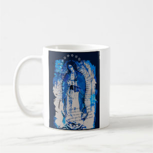 Dam i Guadalupe Collage Kaffemugg