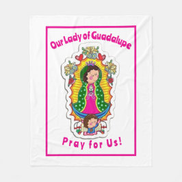 Dam i Guadalupe Fleecefilt